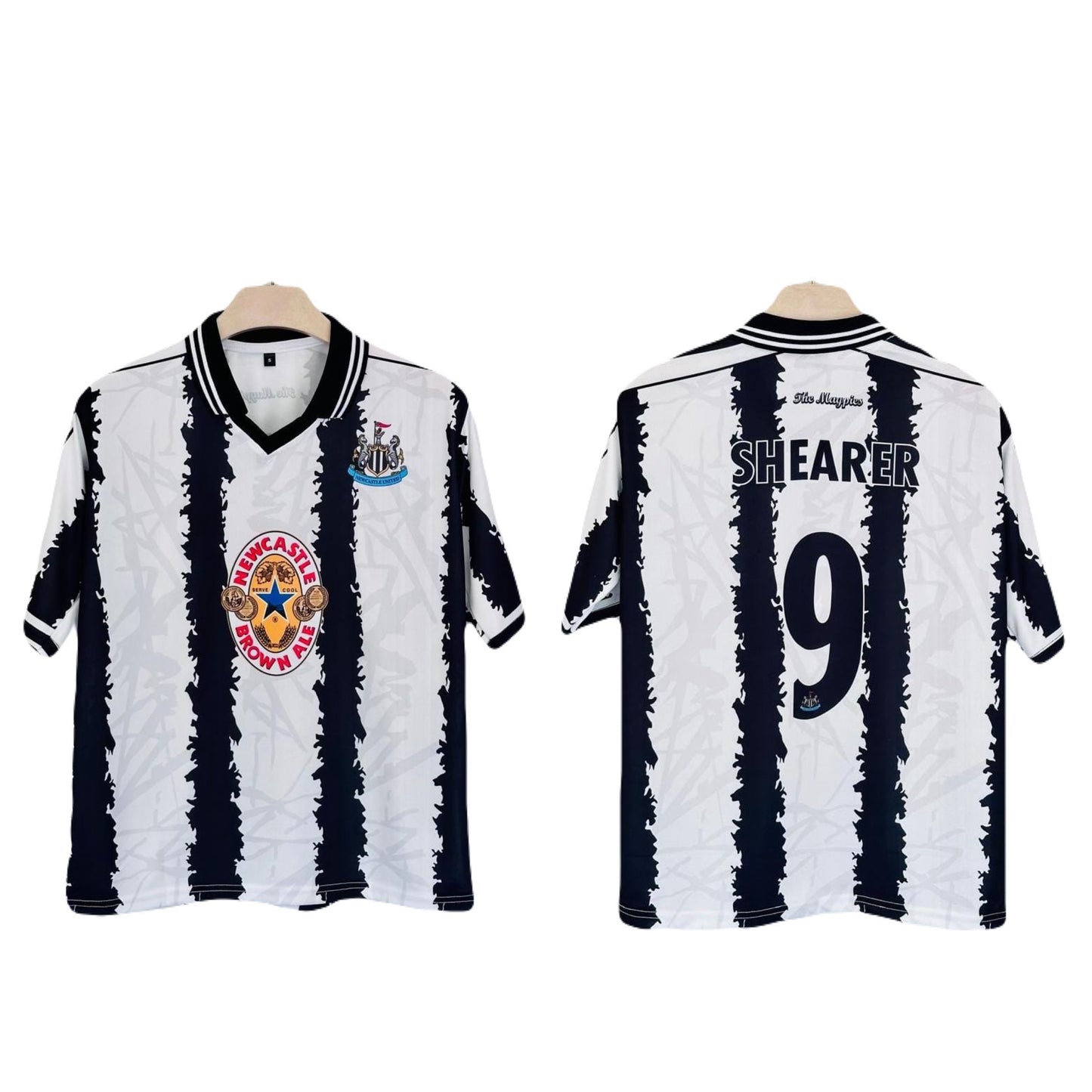 Newcastle 1995-96 Home Kit Shearer Five Sleeve - Ms Retro Store