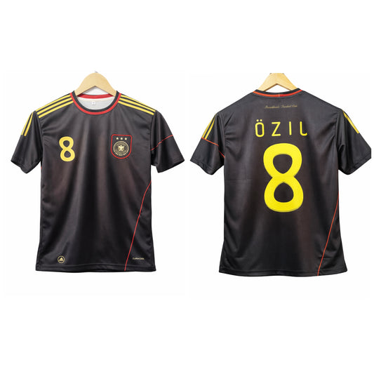 Germany 2010 Away kit ozil Half sleeve - P566 Ms Retro Store