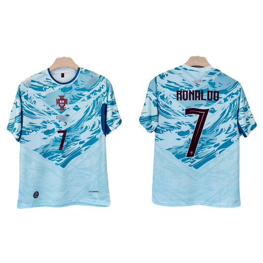 Ronaldo Portugal 2026 World Cup Away Half Sleeve sublimation Jersey - P1976