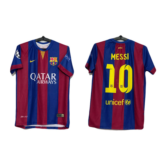 Messi Barcelona 2015 home kit