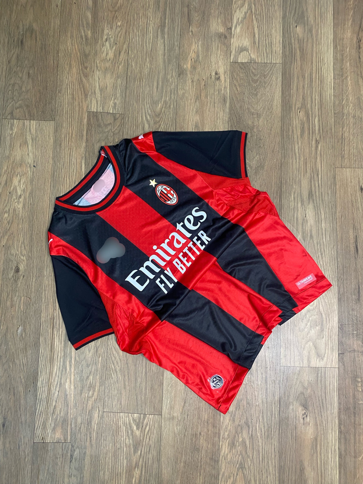 AC Milan player version 2026/27 home kit half sleeve  - P2497