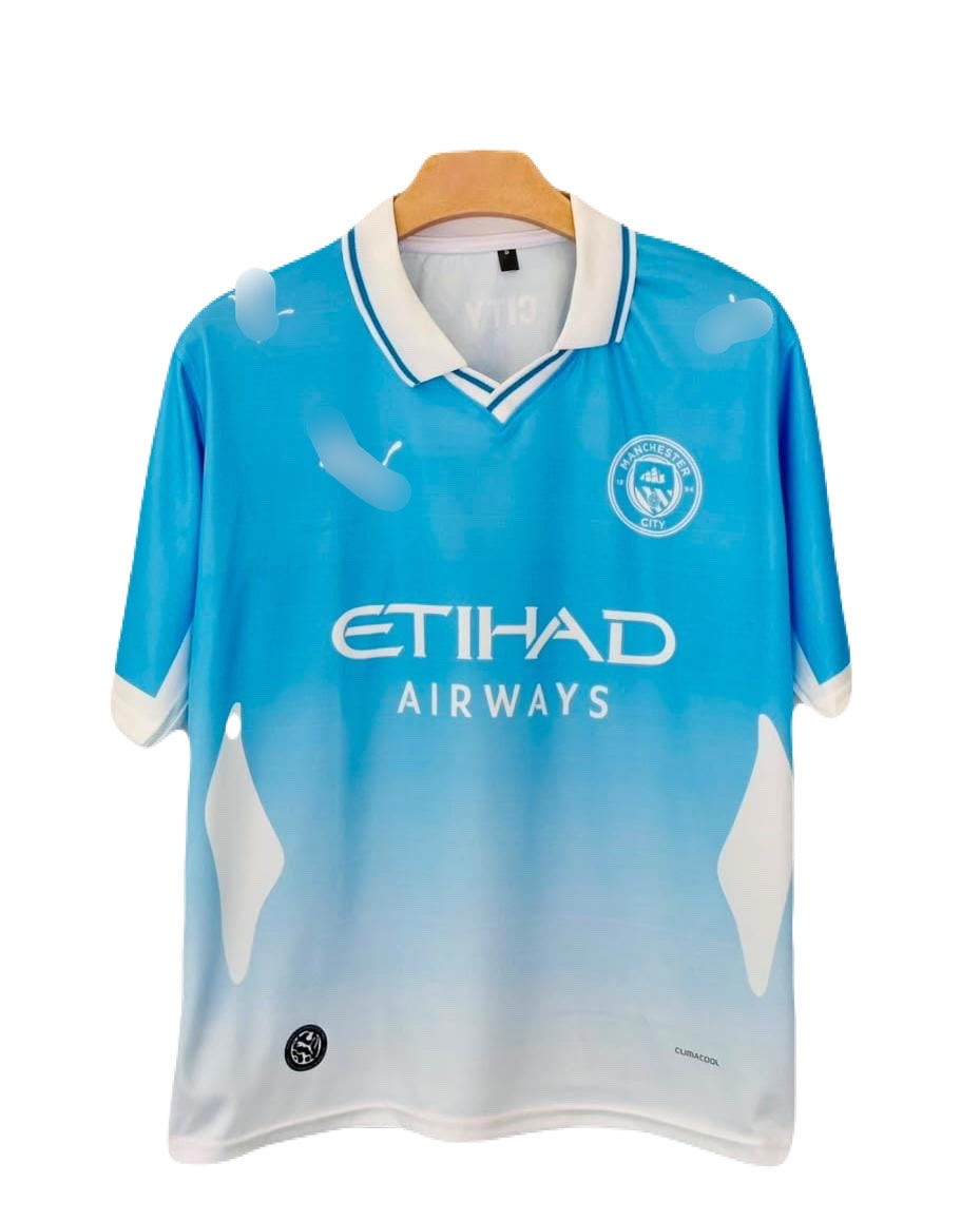 Haaland Manchester city 2026-27 Home kit Five sleeve Collar Sublimation jersey- P2642