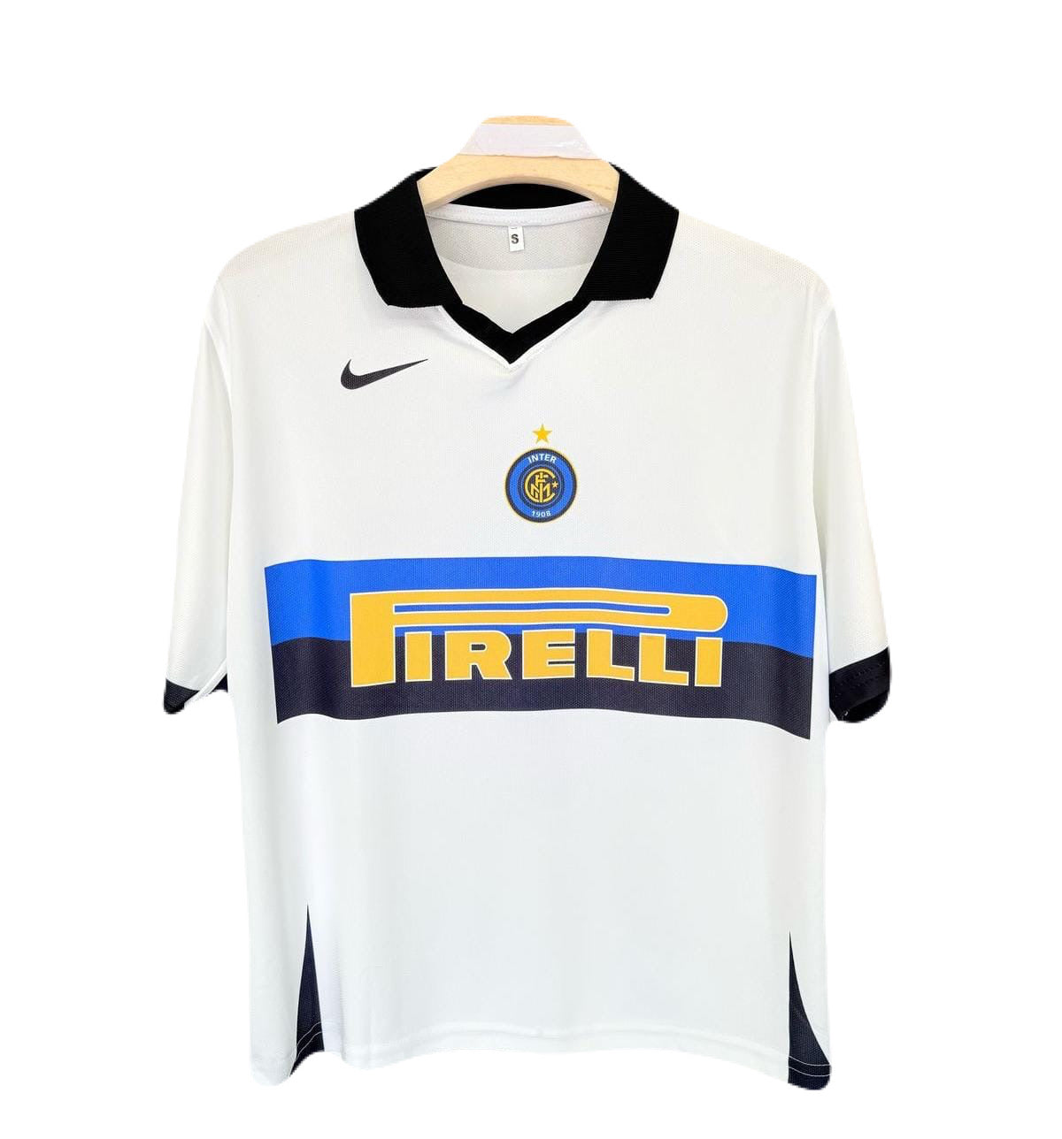 Intermilan 2005/06 away five sleeve jersey figo - ms retro store