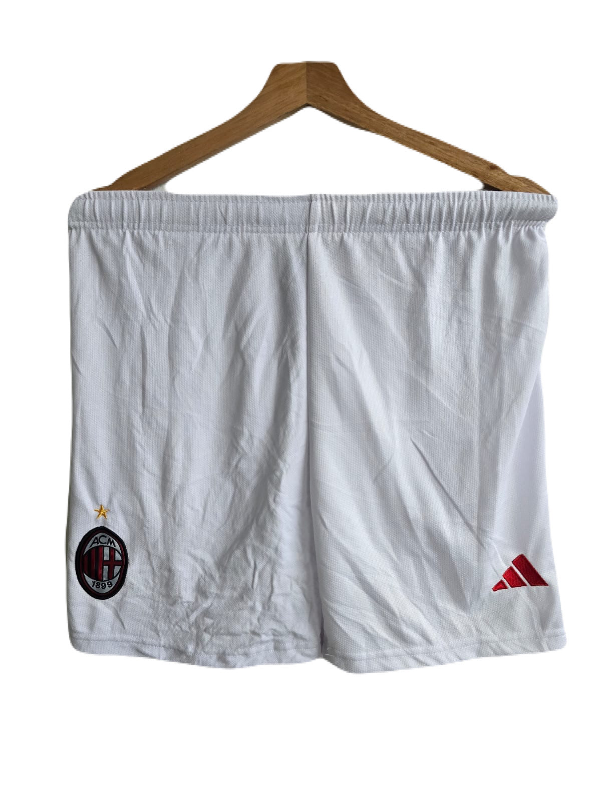 Ac milan white  shorts - ms retro store