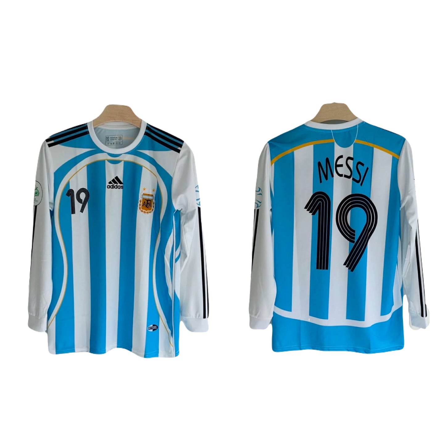 Best retro jersey Argentina 2006 home full sleeve sublimation - ms retro store