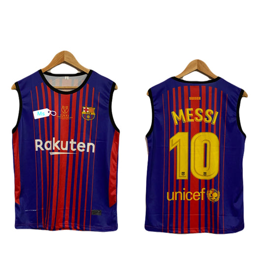 Barcelona messi sleevless bibs - ms retro store