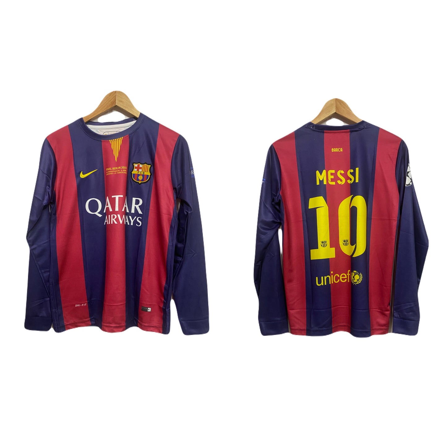 Barcelona 2014-15 Home Messi Full sleeve Embroidery - P49 - MS Retro store