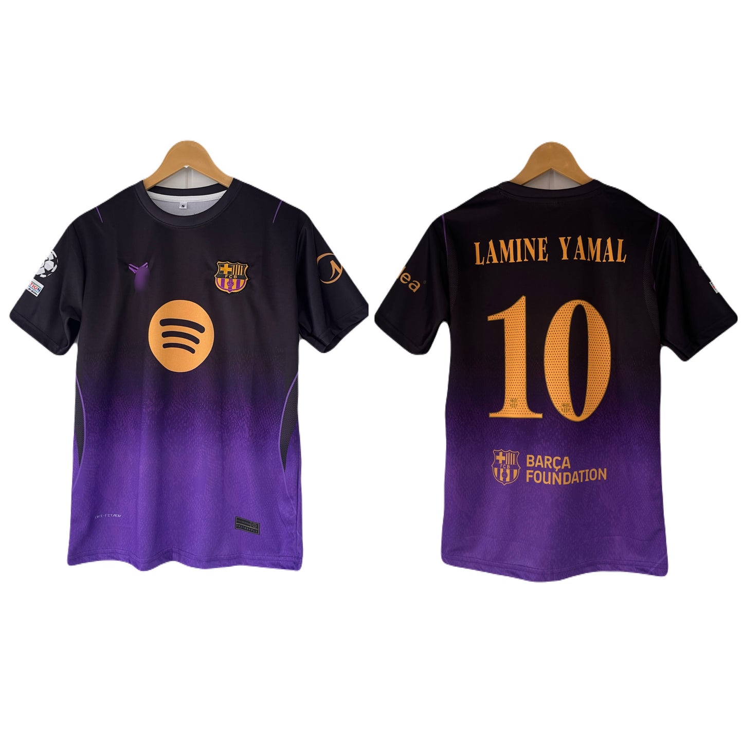 Lamine Yamal Barcelona 2026-27 Away embroidery half sleeve jersey - P2368