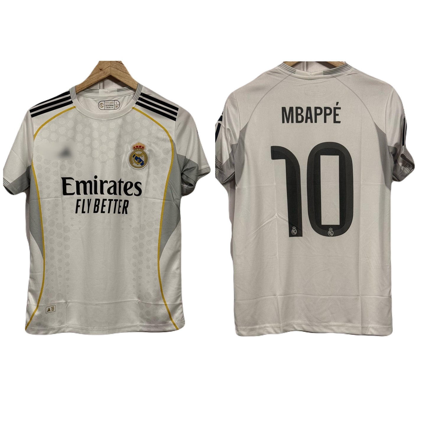 Real Madrid 2025-26 Home kit Mbappe  Half Sleeve - Ms Retro Store