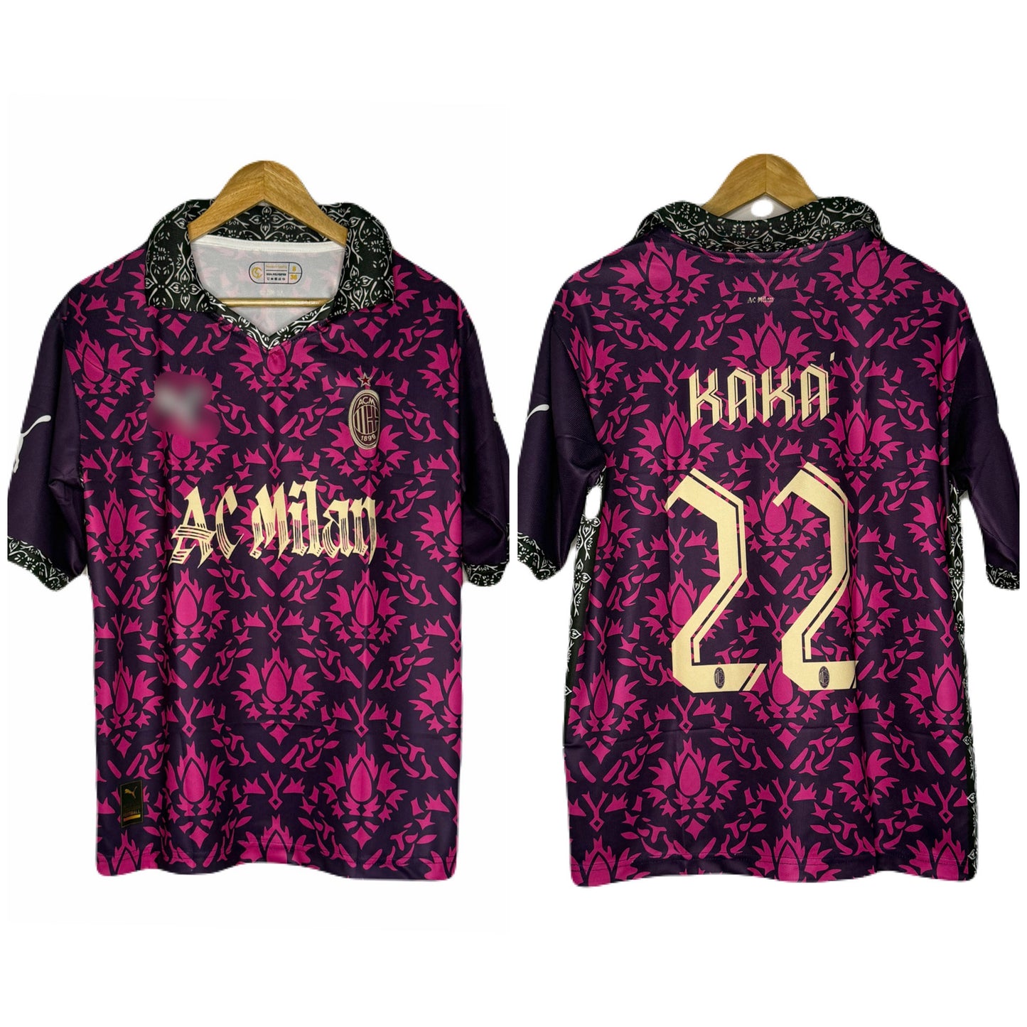 Ac Milan 2025-26 Purple Kaka Embroidery Five Sleeve - P1078 Ms Retro Store