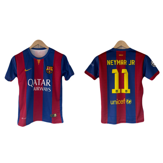 Fc Barcelona 2015-16 Home kit Neymar Half Embroidery- P2000 - Ms Retro Store