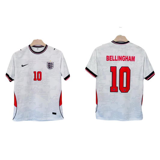 England 2026 World Cup Home Bellingham Half Sleeve Sublimation Jersey - P1472 Ms Retro Store