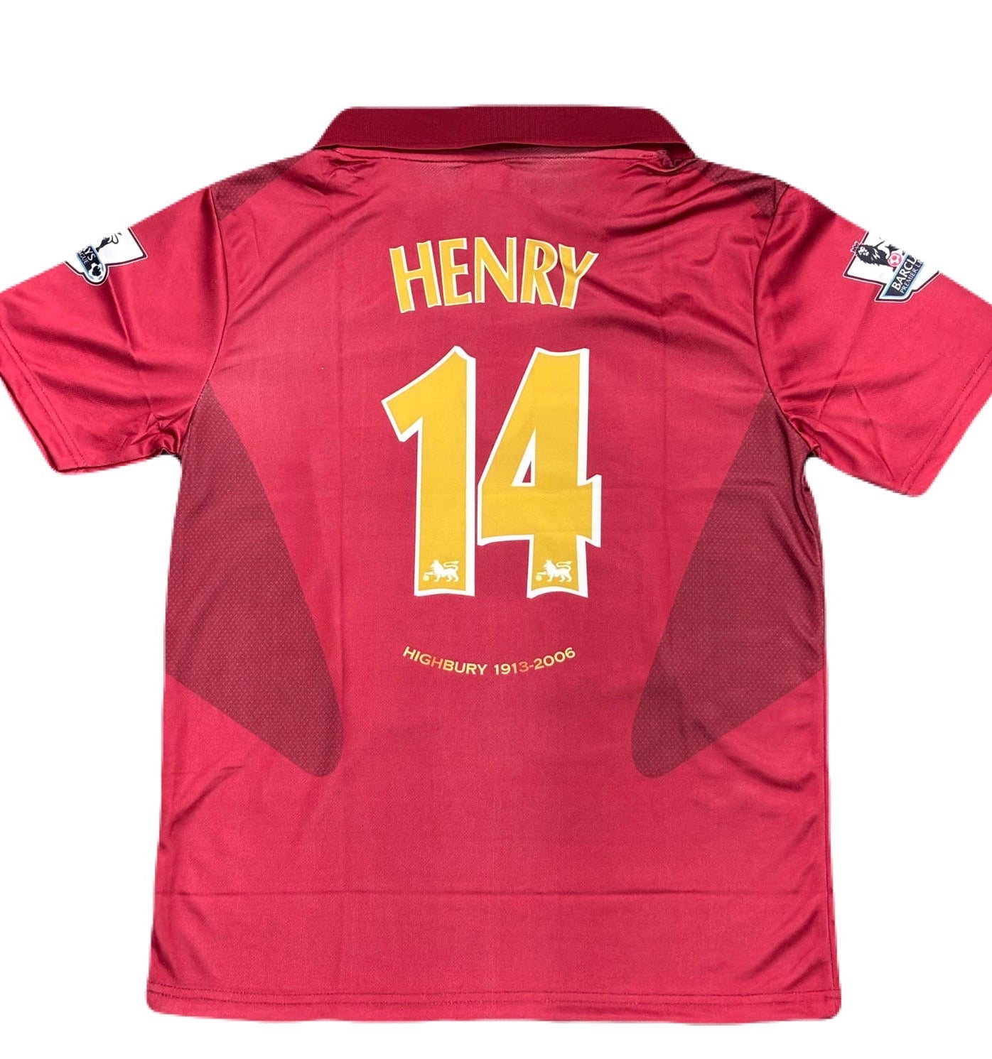 Arsenal henry 2006  Kit  Half sleeve Embroidery - Ms Retro Store