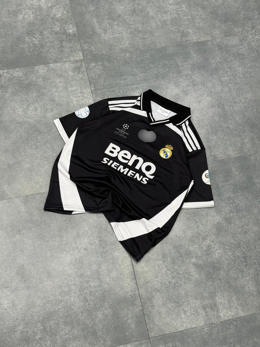 Real madrid retro away ronaldo Premium Quality Collar Five Sleeve Sublimation Jersey - Ms Retro Store