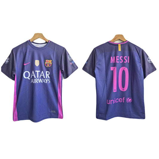 Barcelona 2016-17 away jersey Messi  Half sleeve - MS Retro Store