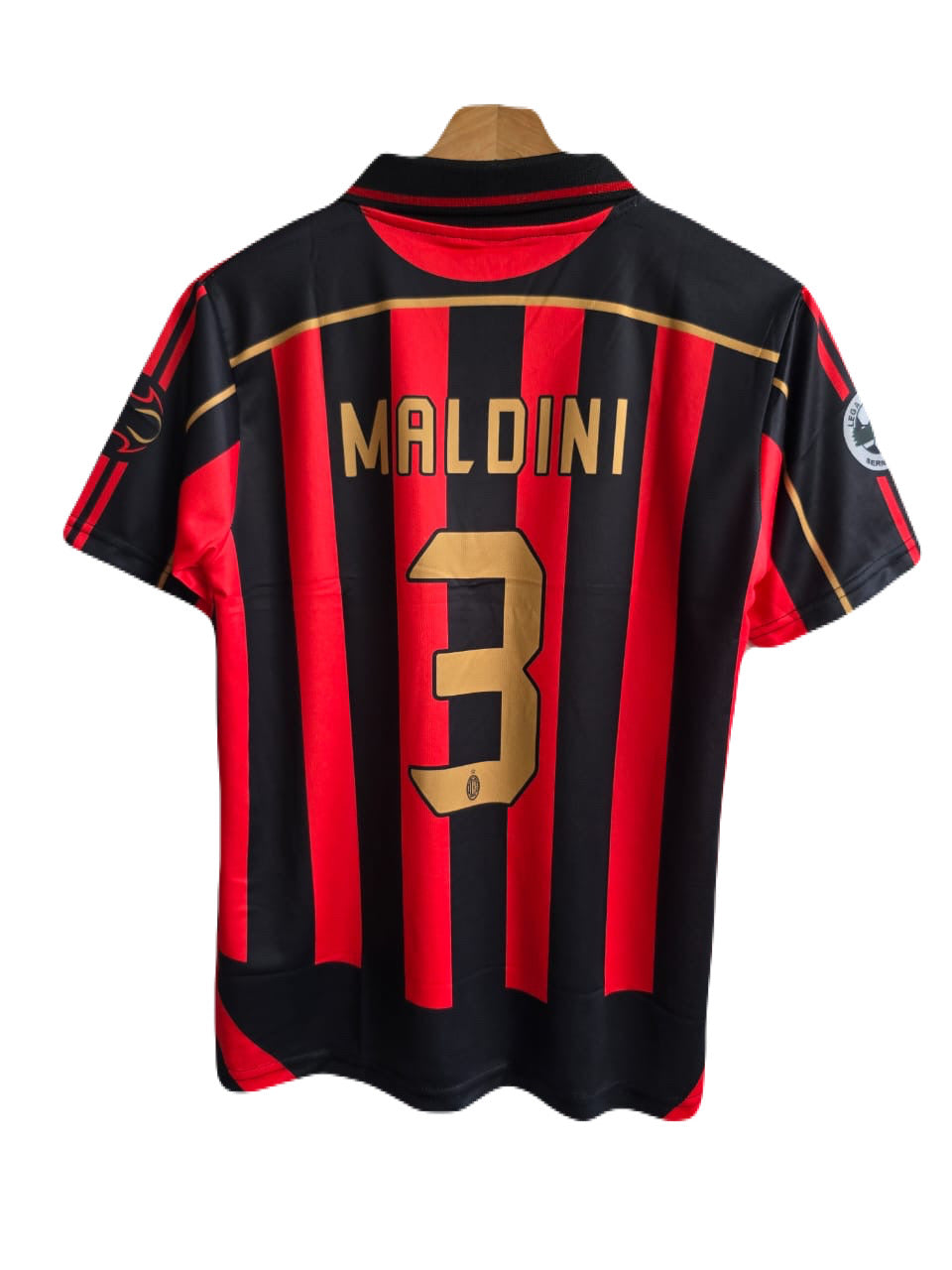 Ac milan Maldini 2006-2007 home kit Half Sleeve -P1175 Ms Retro Store