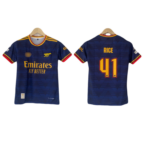 Rice Arsenal 2026-27 Away Jersey Half Sleeve Embroidery- P2463