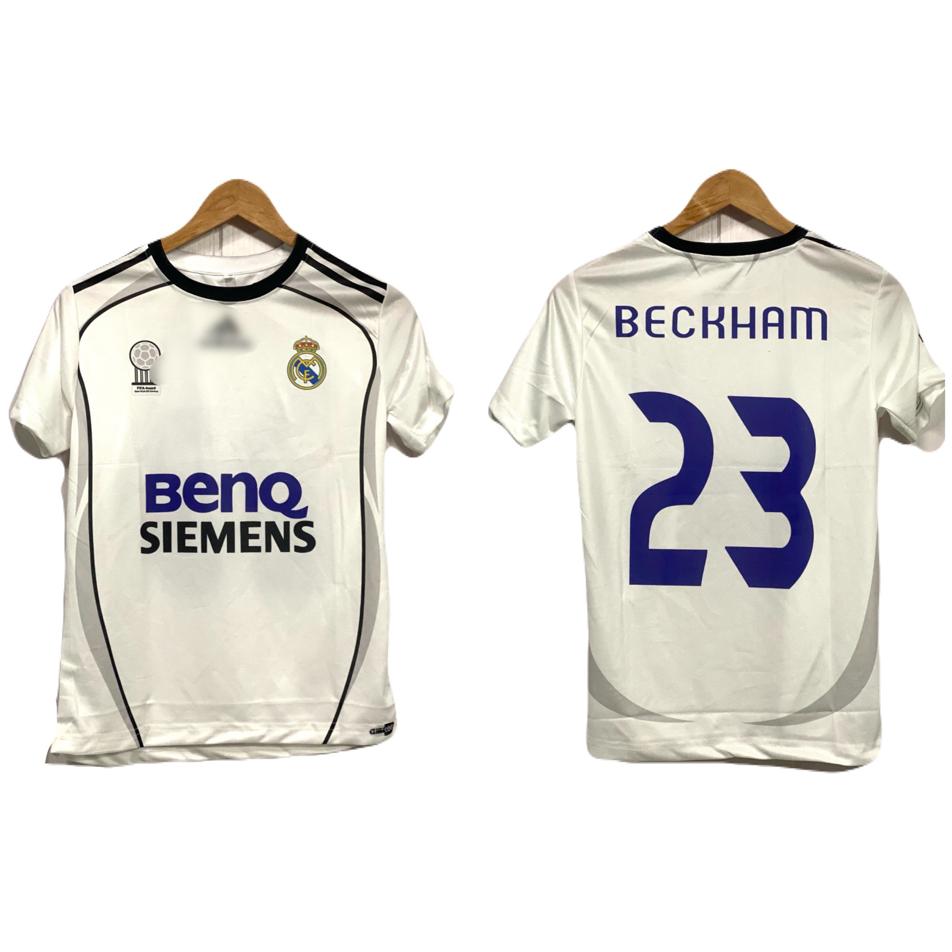 Real Madrid ジャージ ベッカム 23 Best retro jersey Realmadrid 2006/07 beckham Half sleeve
