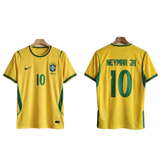 Brazil 2024-2025 Home Jersey Neymar Half sleeve embroidery - Ms retro store