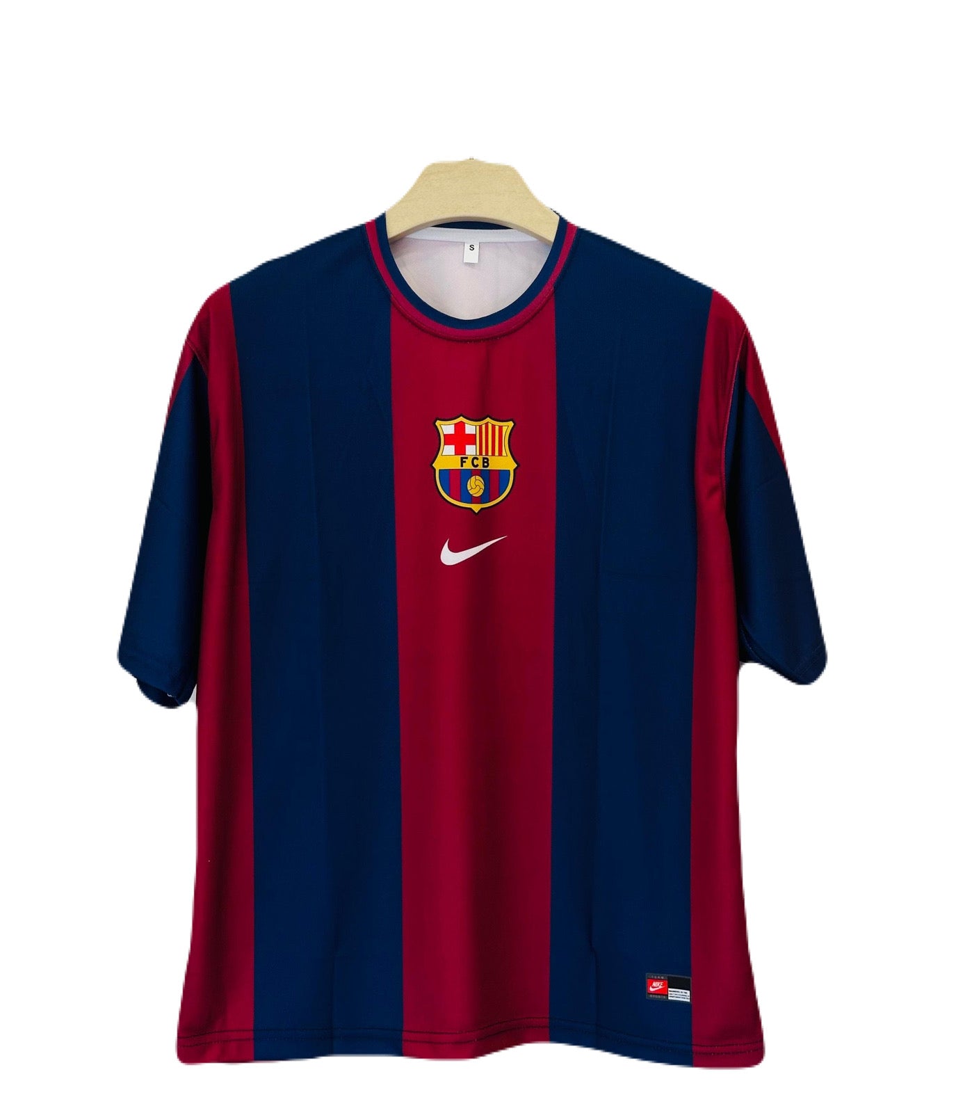 fc barcelona 1998 home jersey rivaldo - ms retro store
