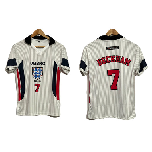 Best Retro Jersey England 1998 Beckham 7 jersey  - ms retro store