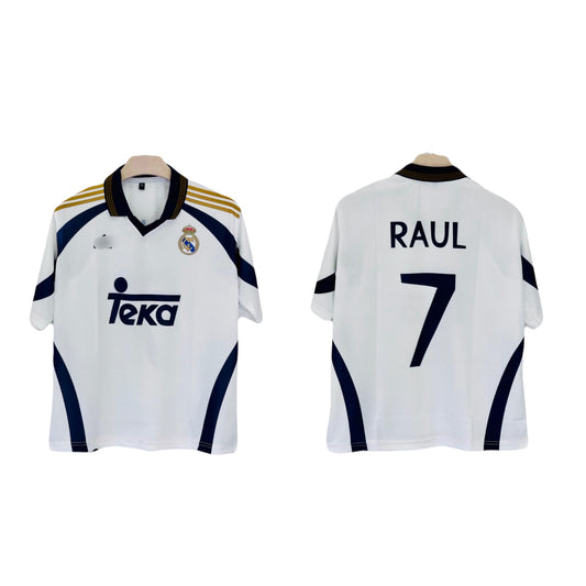 Real madrid 2004 Raul Five sleeve sublimation - Ms Retro Store