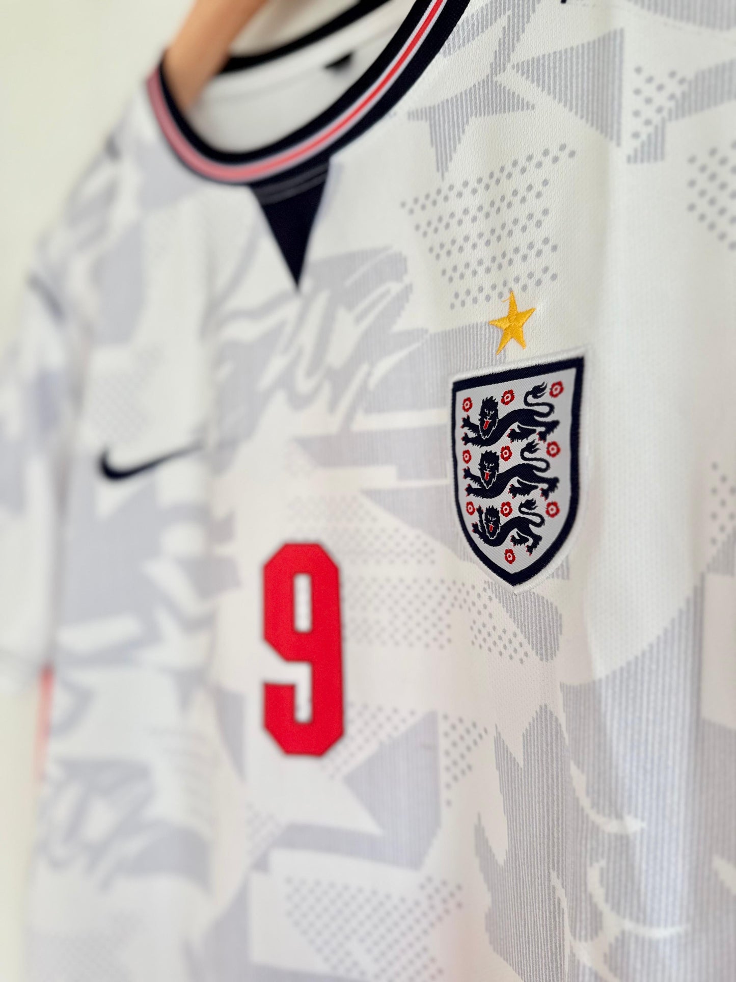 England 2026 World Cup Home kane Half Sleeve Embroidery Jersey - P1701 Ms Retro Store