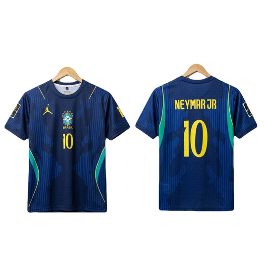 Brazil 2026 World Cup Away Neymar Jr Half Sleeve Sublimation Jersey - Ms Retro Store