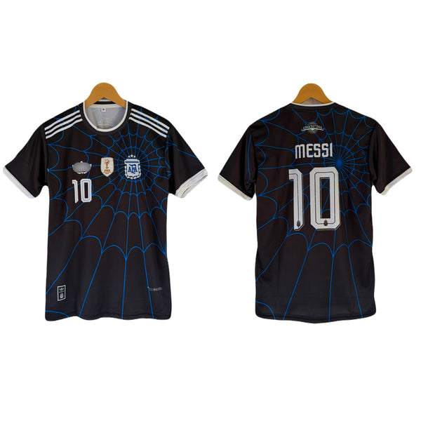 Messi Argentina 2026 Spiderman Edition Kit  Half Sleeve Embroidery - P2378