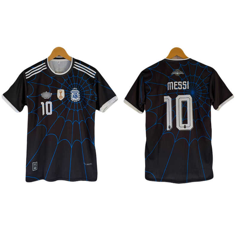 Messi Argentina 2026 Spiderman Edition Kit  Half Sleeve Embroidery - P2378