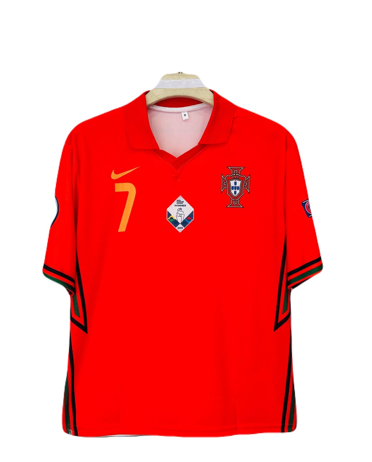 Portugal 2019-20 Home Kit Ronaldo Five Sleeve - P1087 Ms Retro Store
