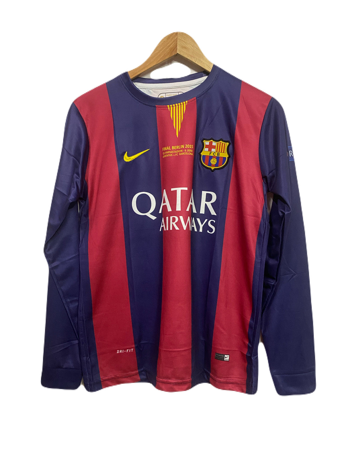 Barcelona 2014-15 Home Messi Full sleeve Embroidery - P49 - MS Retro store