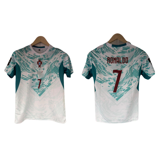 Portugal 2026 World Cup Away ronaldo Half Sleeve jersey Sublimation  - Ms Retro Store