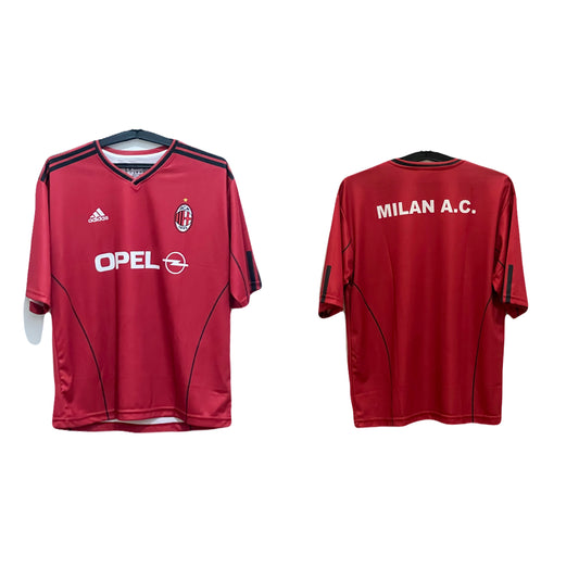 Vintage ac milan five sleeve opel - ms retro store