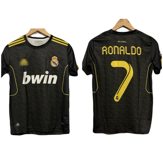 Real Madrid 2011-12 Away Kit Ronaldo Half Sleeve - Ms Retro Store