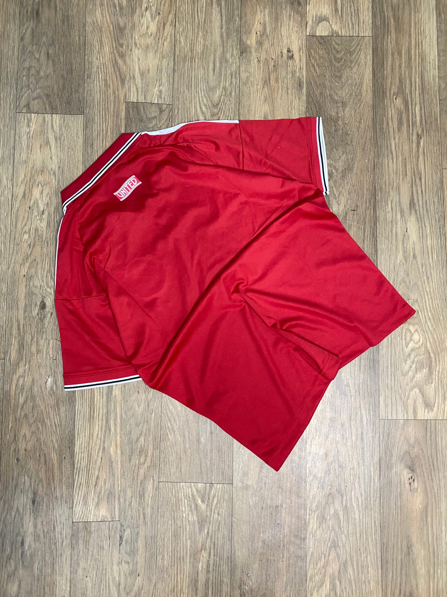 Manchester United Fan version 2026/27 home kit half sleeve Collar  - P2392