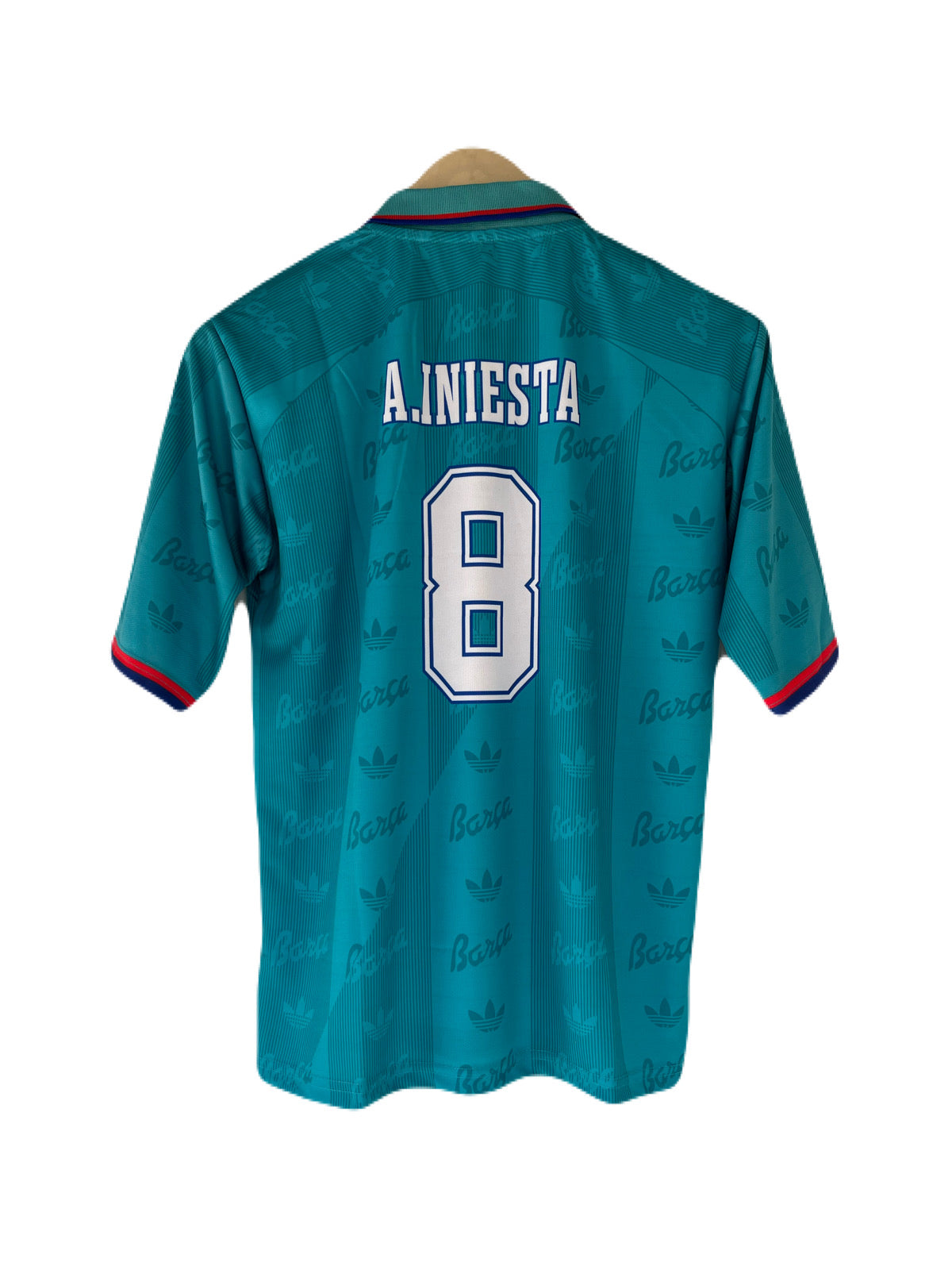 Barcelona 1995-1997 Concept kit Edition ineasta Jersey Five Sleeve Embroidery - Ms Retro Store