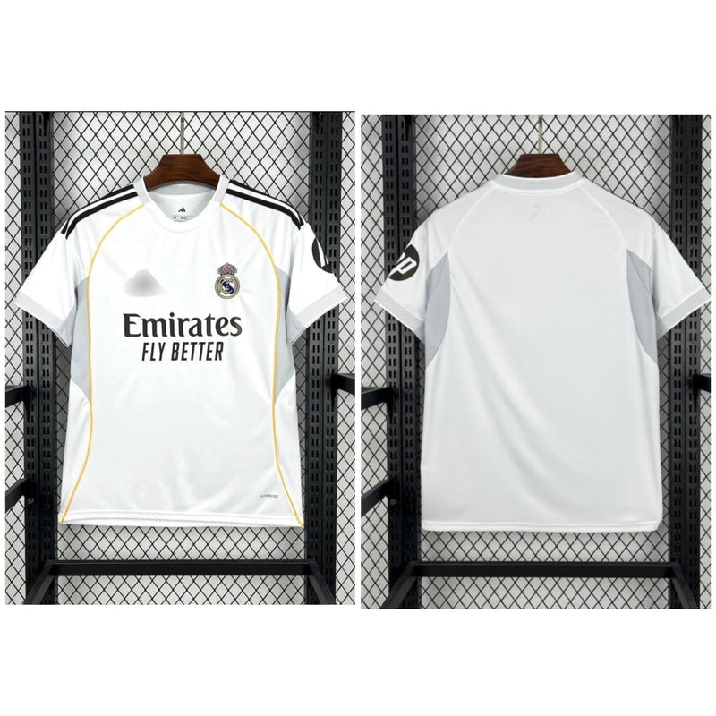 Real Madrid Fan version 2025/26 home kit half sleeve - P1342 Ms retro store