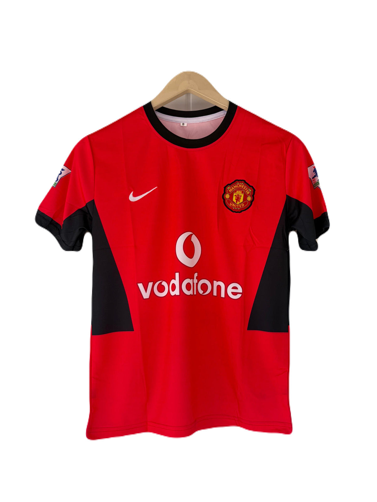 Manchester united 2004  Home jersey Beckham half sleeve embroidery - P1617 ms retro store