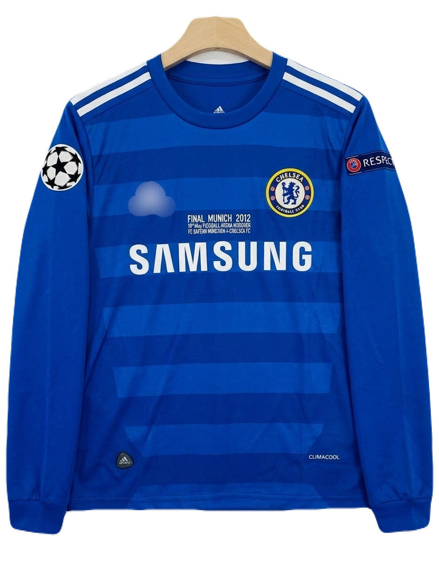 Chelsea 2012 Ucl final edition Drogba full sleeve Embroidery Jersey - ms retro store
