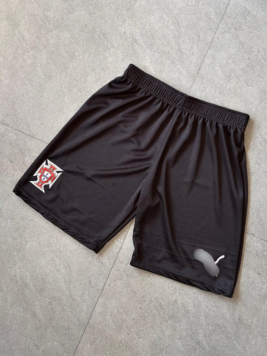 Portugal 2026 Embroidery black shorts -/2 - P1896