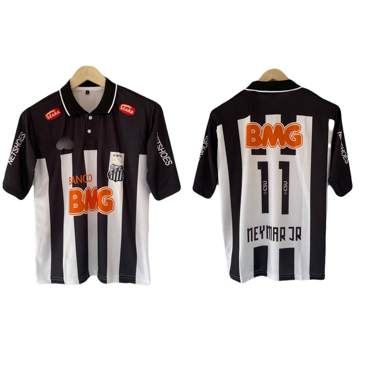 Neymar santos Five sleeve collar embroidery - P2687
