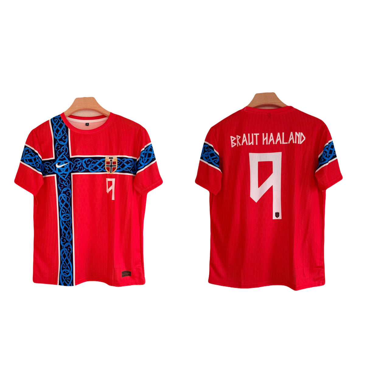 Norway 2026 world cup home haaland half sleeve embroidery Jersey - P1700 ms retro store