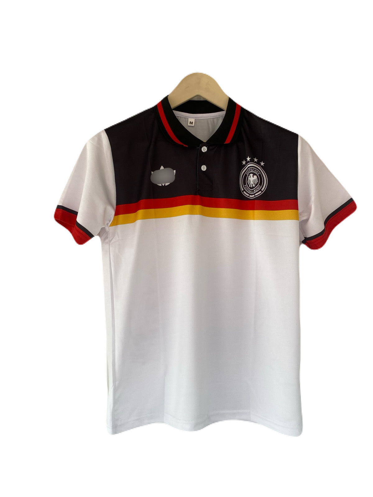 Germany plain half sleeve collar sublimation jersey