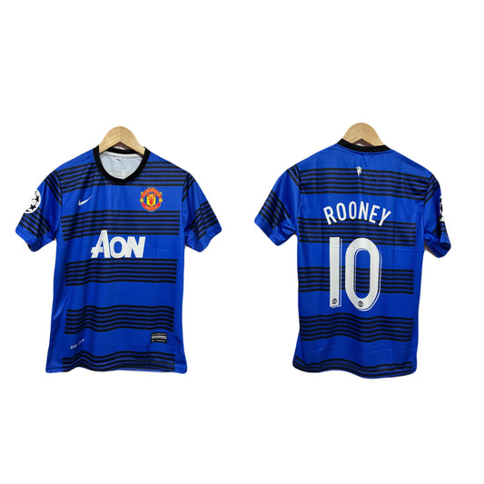 Manchester united 2011/12 rooney away jersey - ms retro store