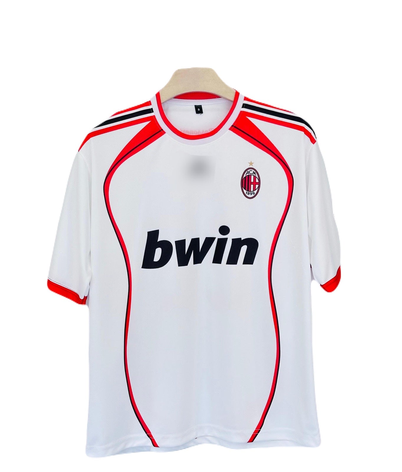 Ac Milan 2006-07 Away Kit Kaka Five Sleeve - Ms Retro Store