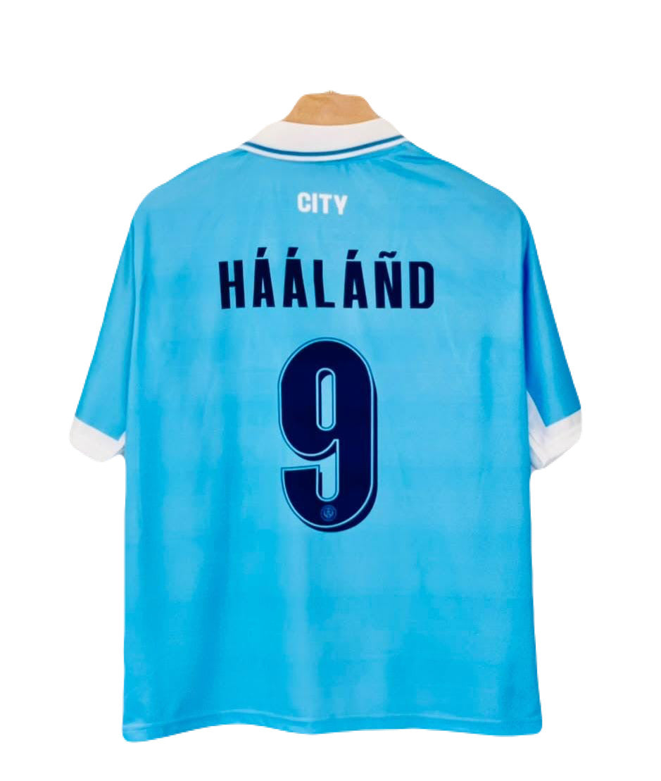 Haaland Manchester city 2026-27 Home kit Five sleeve Collar Sublimation jersey- P2642