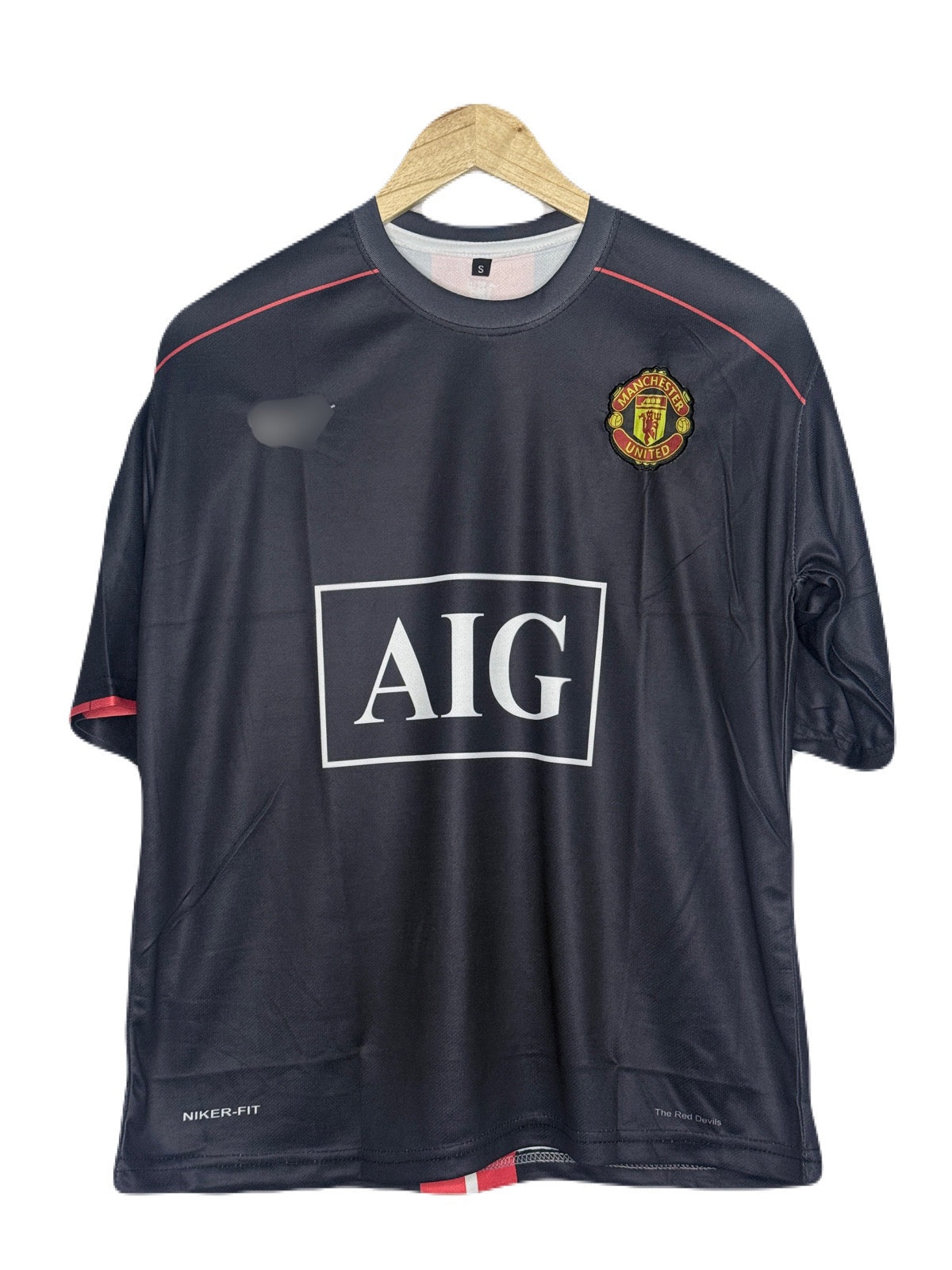 Manchester United 2007-08 Away Kit Ronaldo Five Sleeve - P387 Ms Retro Store