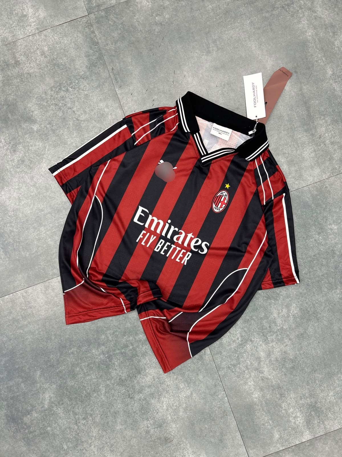 Kaka Ac Milan 2006-07 Premium Quality Collar Five Sleeve - P2627
