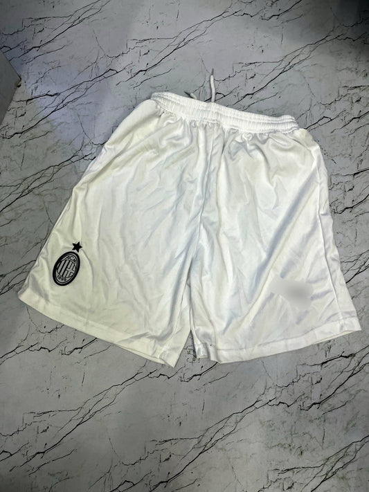 Premium first quality Ac Milan White   Shorts - Ms Retro Store